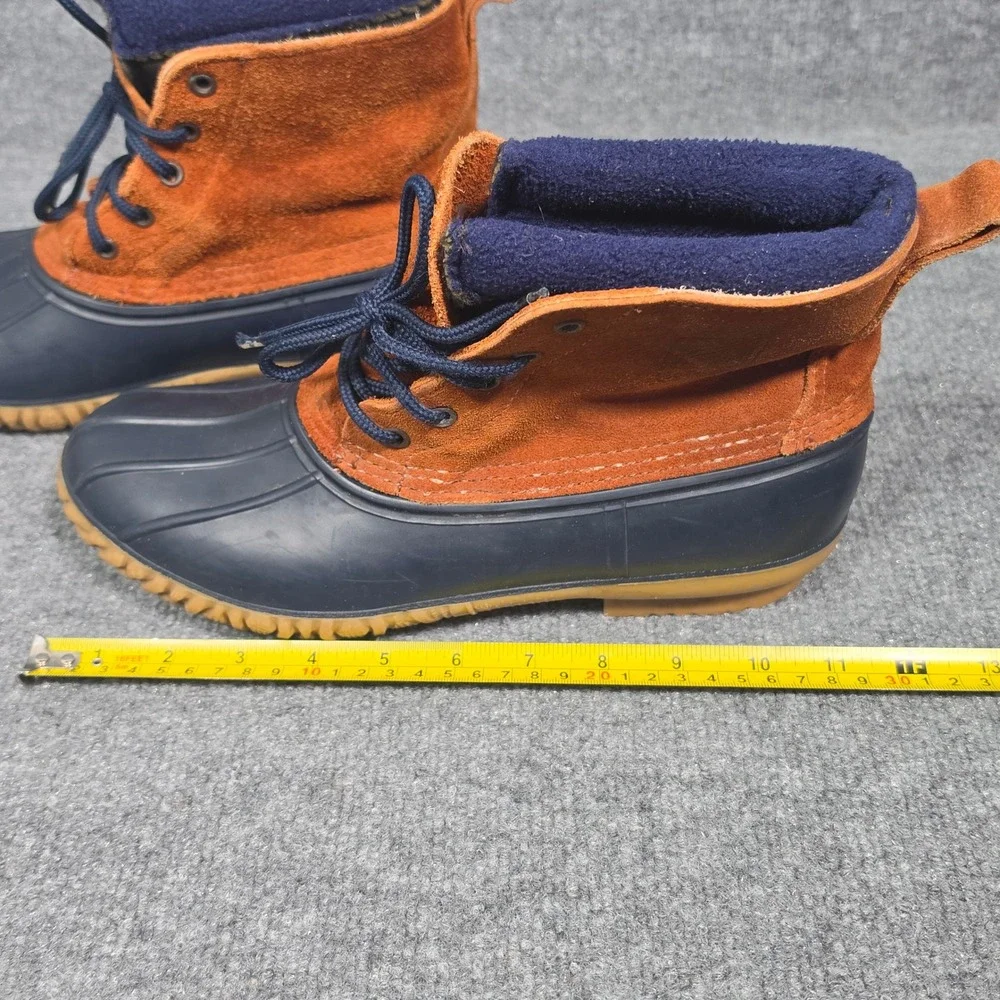 LaCrosse Polartec Lined Duck Boots Mens 10 Made in USA Suede Rubber Waterproof